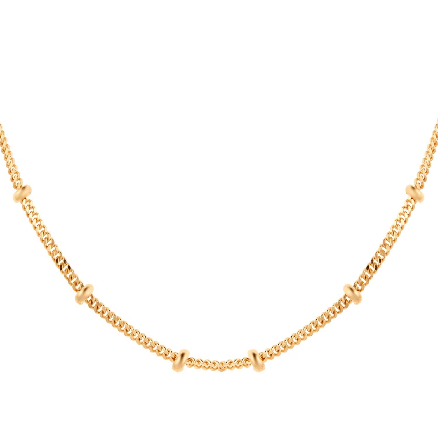 9ct Yellow Gold Beaded Chain